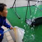 小１組　特活　雨を感じよう
